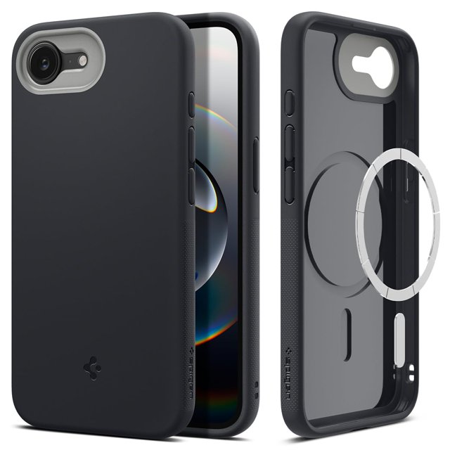 Funda Spigen iPhone 16e Nano Pop MagFit, Negro Militar