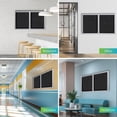 thumbnail image 5 of Ghent's 36" x 60" 2 Door Enclosed Rubber Bulletin Board in Black, 5 of 7