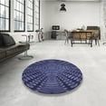 thumbnail image 4 of Ahgly Company Tapis d'Intérieur Lavables en Machine, Rectangle Transitionnel Bleu Ardoise, 5' x 7', 4 of 7