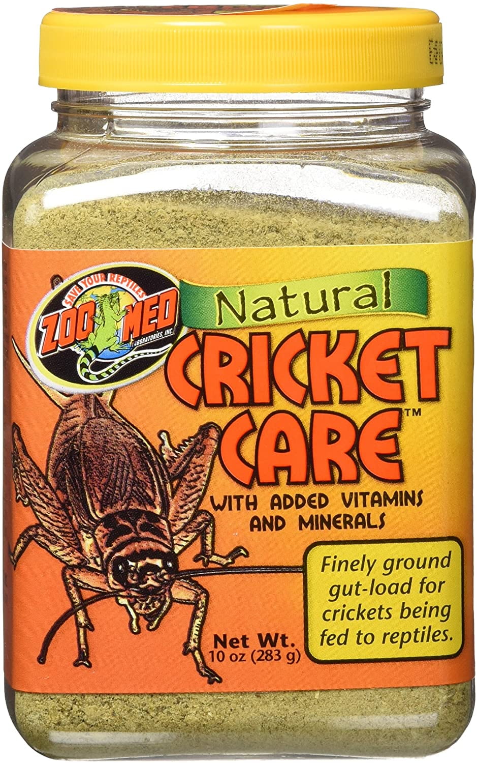 Zoo Med Natural Cricket Care +Vitamins For Crickets Being Fed To