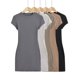 thumbnail image 2 of Vestidos de manga corta para mujer 2024 Vestidos mini de verano Vestidos sexys de una pieza negros Vestido corto de cuello redondo negro Vestido ajustado de punto, 2 of 4