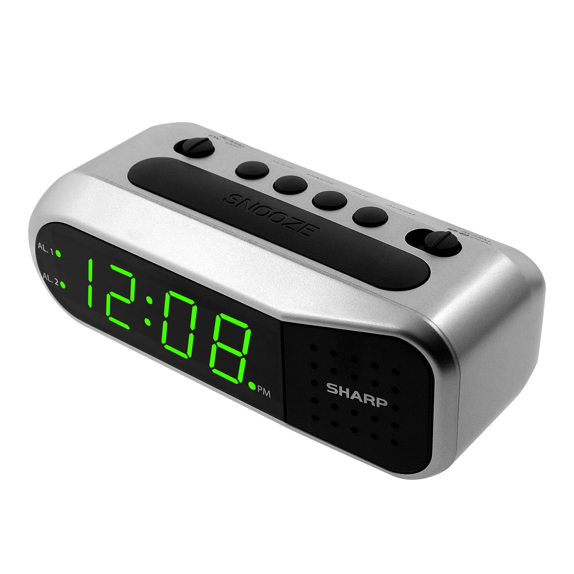SHARP Digital LED Alarm Clock Snooze & Battery Backup dorm school bedroom NEW 