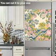 thumbnail image 3 of Yayeee Magnetic Dishwasher Cover for The Front Decoration Home Kitchen Machine Sticker Protector, Pink Floral Wave, 3 of 6