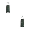 thumbnail image 1 of tamizeot Planting Bag Convenient Portable Hanging Plant Strawberry Bags Flower Vegetable Greenhouse Container Pot Storage Dark Green 2Set, 1 of 6