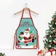 thumbnail image 4 of Delantal Navideño de Tela con Estampado de Papá Noel, Ideal para Decorar Restaurantes, Bares y Fiestas. Un Elemento Esencial para La Decoración Navideña., 4 of 6