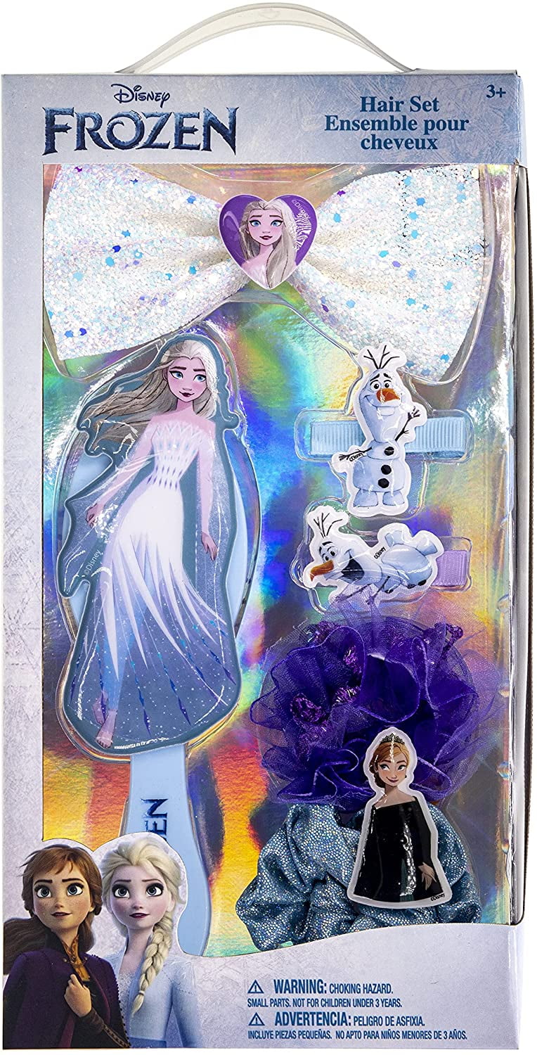 Disney Frozen - Townley Girl Brush & Hair Accessories Set for Girls, Ages 3+