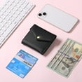 thumbnail image 3 of KL928 Small Wallet for Women Leather RFID Blocking Credit Card Holder Organizer Mini Bifold Zipper Coin Purse,Black, 3 of 5