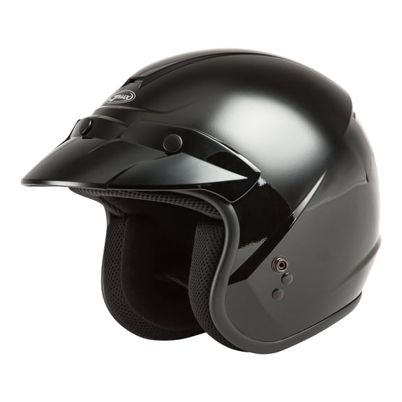 YOUTH OF-2Y OPEN-FACE HELMET BLACK YS