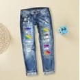 thumbnail image 4 of Vedolay Baggy Jeans for Women High Waisted Slim Fit Jeans Straight Leg Cropped Denim Pants,A XL, 4 of 5