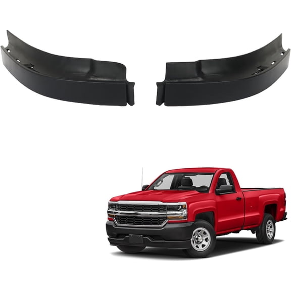 labwork Set of 2 Left & Right Front Bumper Filler Replacement for Chevrolet Silverado 1500 2016-2019 14508130 84052265 84052264 GM1089183 GM1088183