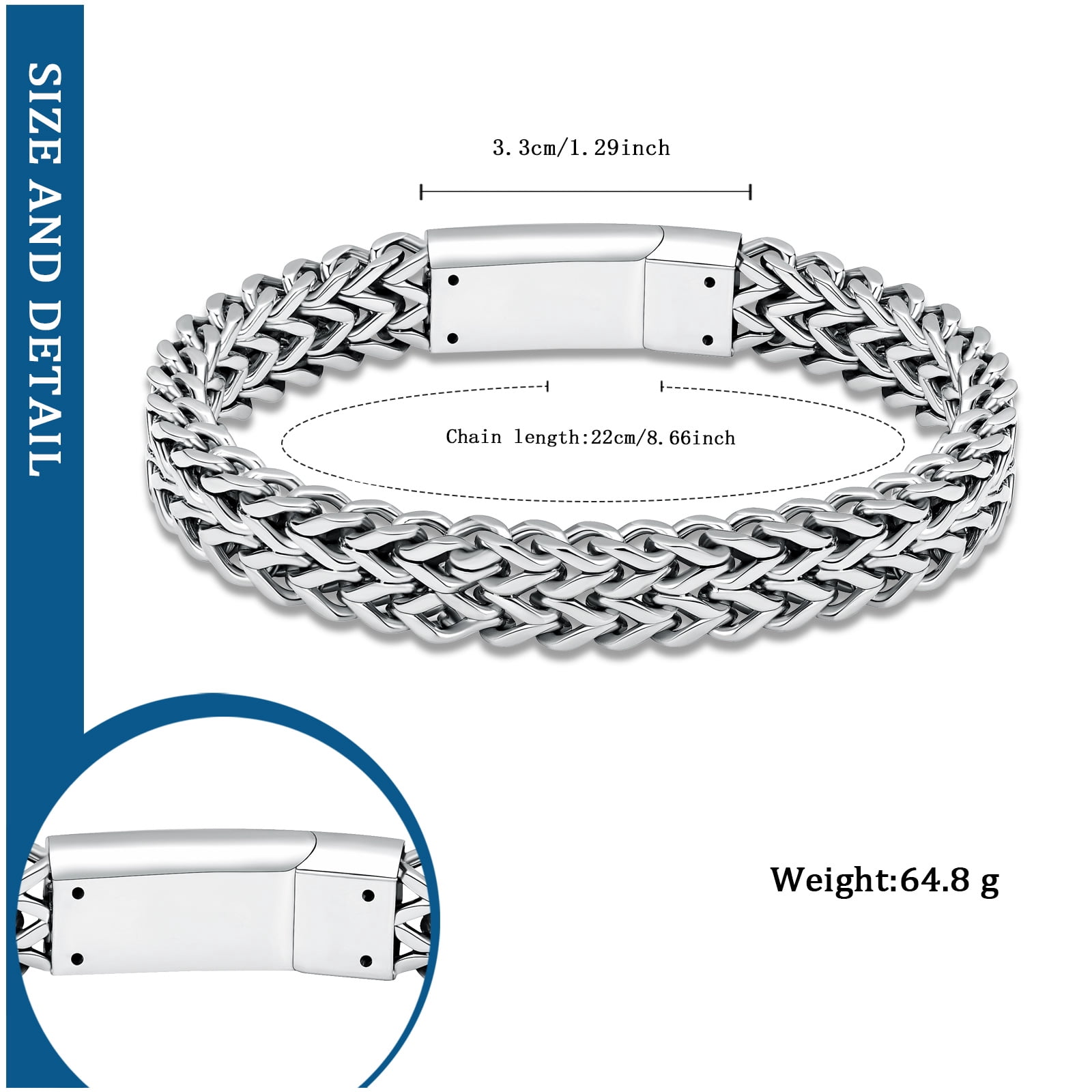 Cremation Bracelet for Ashes for Men Women- Stainless Steel  Urn Bracelet Keepsake Ash Holder Cremation Memorial Jewelry