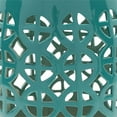 thumbnail image 2 of Surya Ridgeway Modern Ceramic and Porcelain Garden Stool in Aqua Blue, 2 of 3