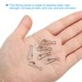 thumbnail image 4 of Unique Bargains 72Lbs Stainless Steel Fishing Snaps Swivels Clips Quick Change White 50 Pack, 4 of 6