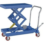 20 x 33 in. 1000 lbs Foot Pump Hydraulic Elevating Cart