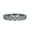 Black, variant on Simulated Cubic Zirconia Size-5 Flower Ring Wedding Engagement Band 925 Sterling Silver