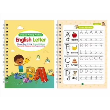 Groove Writing Practice Book - Magic Pen Single Book Selection - English Letters