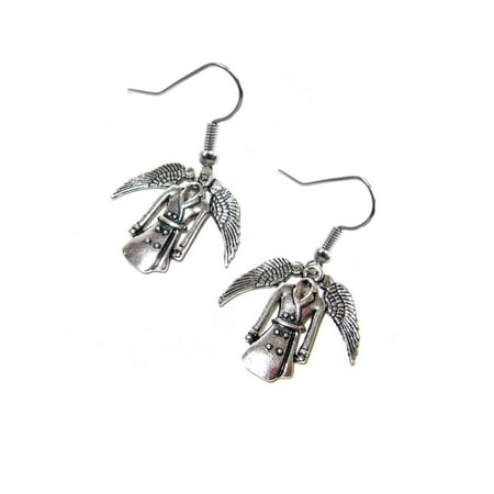Dangle Jacket - Dangle Earrings Supernatural Castiel's Coat In Gift Box