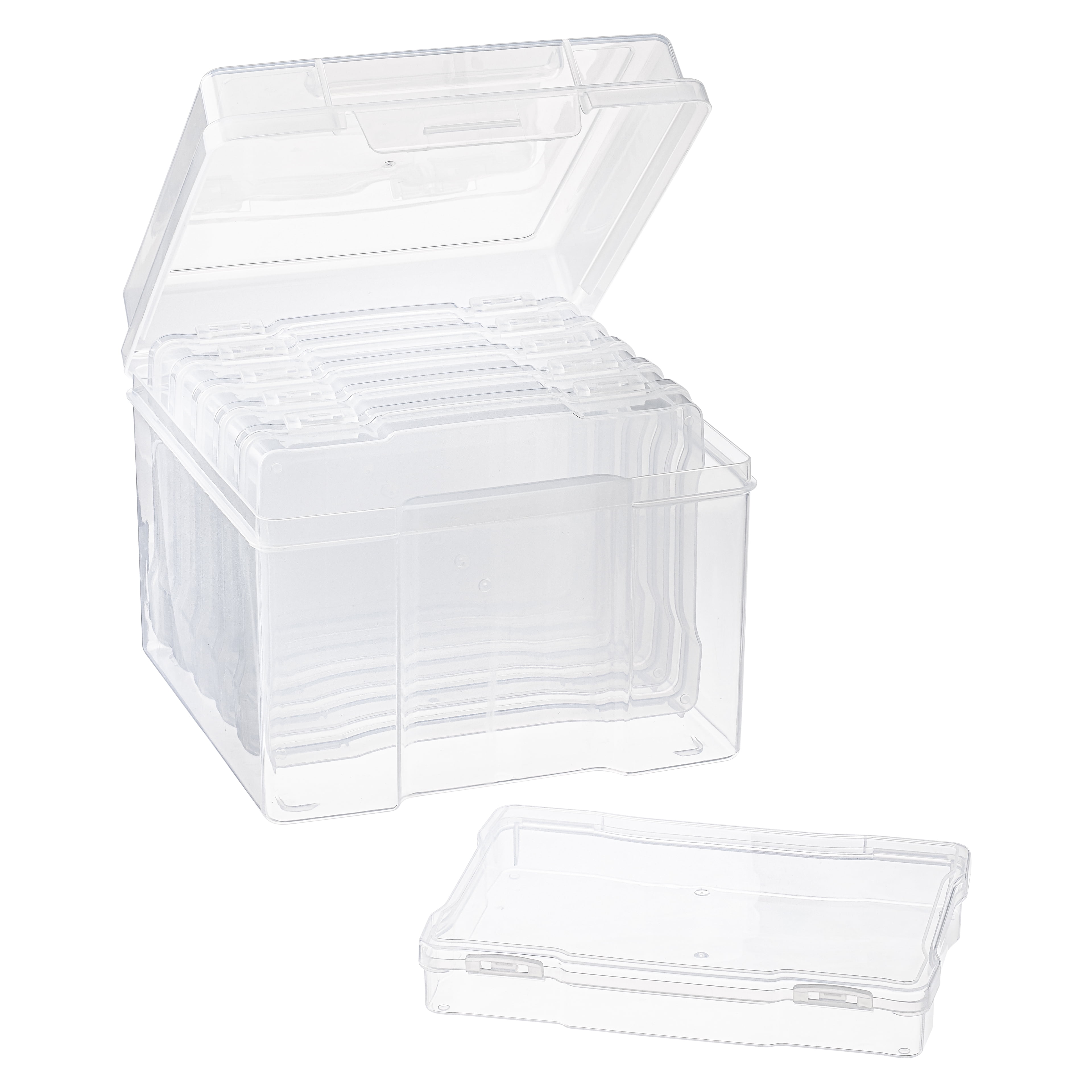 5" x 7" Clear 6-Case Photo Storage Keeper by Simply Tidy