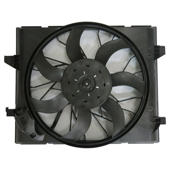 Dual Radiator and Condenser Fan Assembly Fits 2013 Jeep Grand Cherokee