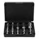 thumbnail image 1 of 5 piezas Extractor de tornillos de acero de alta velocidad Mango hexagonal Brocas extractoras de pernos rotos y dañados, 1 of 9
