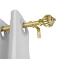 thumbnail image 1 of Utopia Alley D42GD 0.75 in. Curtain Rod for 28 to 48 in. Windows, Gold, 1 of 1