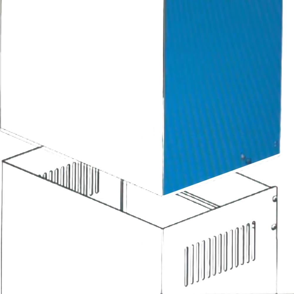 BRANO TW03S Series Flue Extension Kit for 9-10 Ft Ceilings - 15.75 inch Chimney Range Hood Accessory in Stainless Steel (Model: 03SChimney)