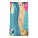 thumbnail image 2 of Toalla de playa, toallas de baño, toalla de playa de microfibra, toalla de baño súper colorida, manta de playa a prueba de arena, toalla multiusos para viajes, piscina, playa de 30 x 60 pulgadas, 2 of 4