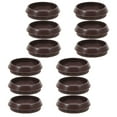 thumbnail image 4 of Troglfold caster cups 12pcs Furniture Caster Cups Chair Stoppers Felt Floor Protectors Furniture Feet Pad,2.17"X2.17"X0.55", 4 of 10
