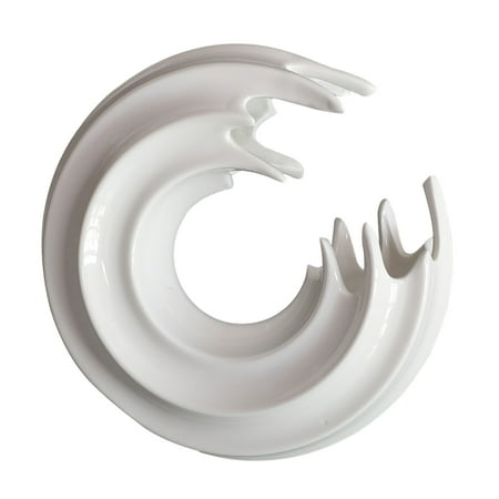 

NUOLUX 1pc Creative Vase Ornament Handicraft Home Vase Sculpture Photo Props (White)