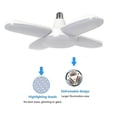 thumbnail image 6 of LED Garage Shop Work Lights 60 W 6000lm E27 Home Ceiling Fixture Deformable Lamp, 6 of 6