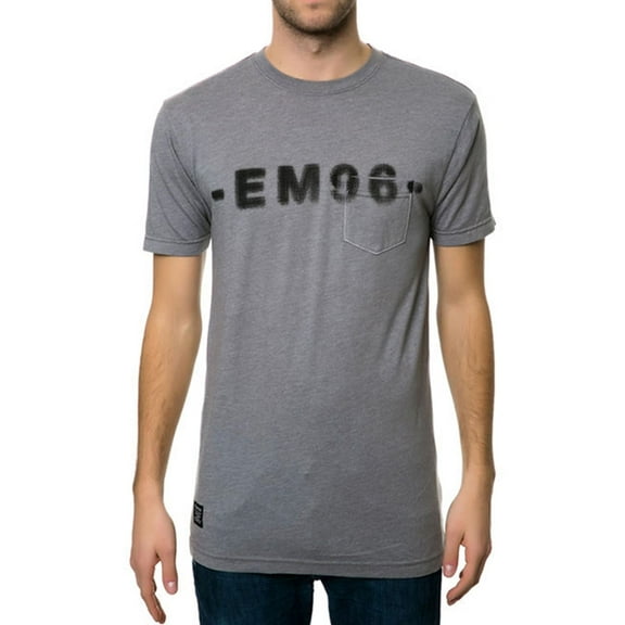 Emerica. Mens The Em1996 Pocket Graphic T-Shirt, Grey, Medium