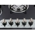 thumbnail image 6 of ANQIDI LPG/NG Gas Cooktop 5 Burners Gas Hobs Built-in Automatic Pulse Ignition Gas Stove Kitchen Cooker (35.4"), 6 of 8