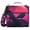 Crow and Red Moon, variant on 3 Ring Zipper Binder with Shoulder Strap Waterproof Trapper Keeper 2 Inch D-Ring 500 Sheets Capacity Colorful Clouds over Water