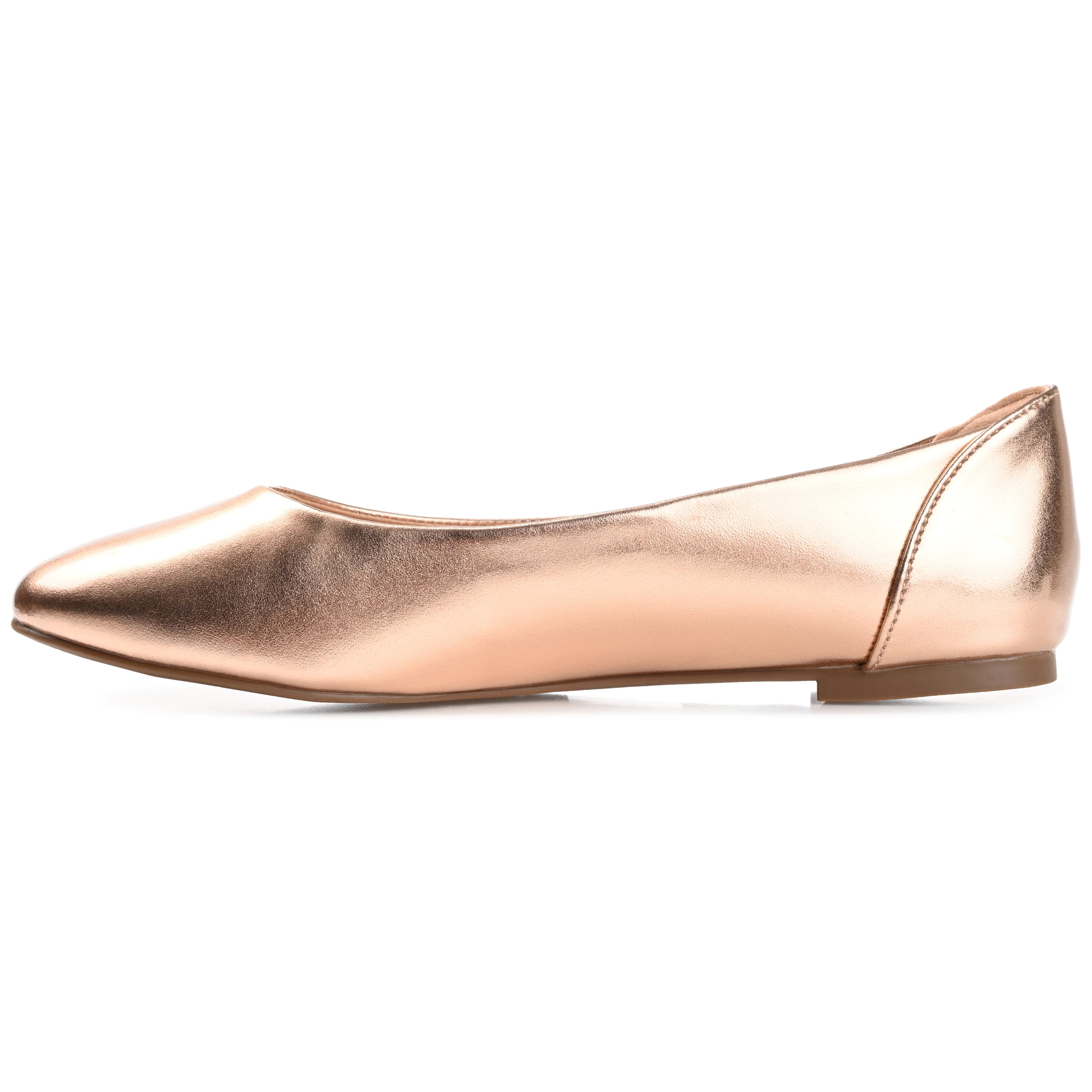 Journee Womens Kavn Comfort Insole Slip On Round Toe Ballet Dress Flats