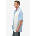 thumbnail image 3 of KingSize Men's Big & Tall Colorblock Camp Shirt, 3 of 4