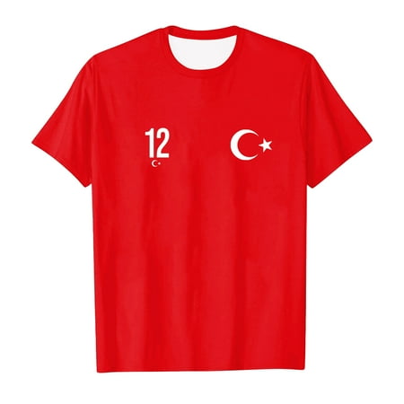 

TJAZFJPA Polyester Tshirts for Sublimation Toddler Soprt Boys Girls Turkey Sport Prints Short Sleeve T Shirt Tops Clothes Plus Size Workout Tops Gold Top