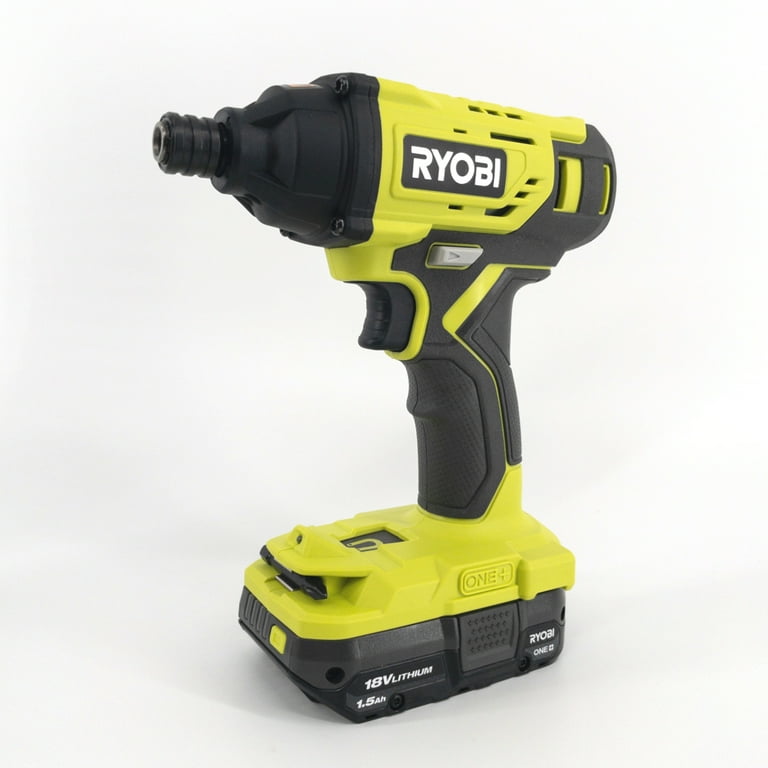 Ryobi Impact Driver Bundle 18 Volt Cordless 1 4 Inch Impact Driver with 1 1.5 Ah 18V Battery Charger Impact Drive Bit Set and Buho Drill Driver Holster Walmart