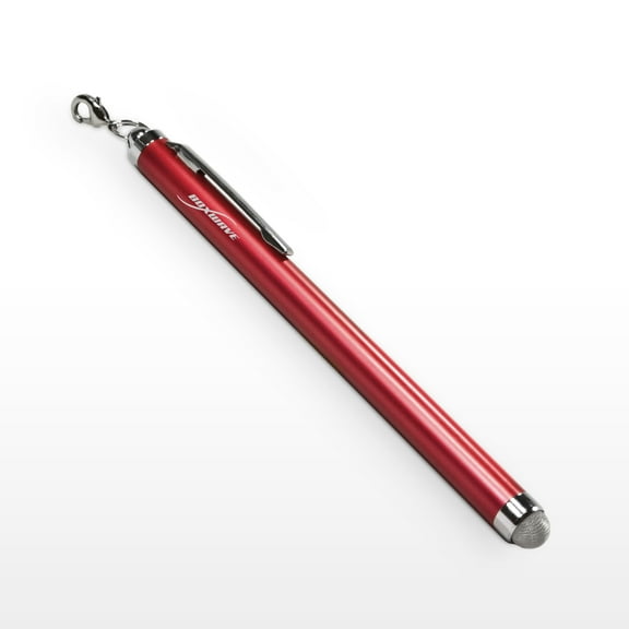 iPad 2 Stylus Pen, BoxWave [EverTouch Capacitive Stylus] Fiber Tip Capacitive Stylus Pen for Apple iPad 2 - Crimson Red