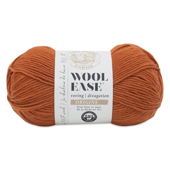 Lion Brand Wool-Ease Roving Origins Yarn-Pumpkin Spice
