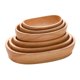 thumbnail image 4 of 1pc Oval Wooden Tray Dinner Plates Tableware Bowl Versatile Tray Coffee Table Kitchen Dishes Snacks Dried Storage Supplies, 4 of 11
