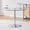 39.7" Silver, variant on Hi loPres 40" Round Glass Dining Table, Modern Minimalist Kitchen Table with Clear Tempered Glass Top and Sturdy Silver Chrome Pedestal Base