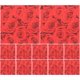 thumbnail image 1 of Servilletas de papel desechables con estampado de rosas rojas de 33 x 33 cm, 20 hojas, suministros para fiestas de San Valentín., 1 of 5