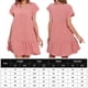 thumbnail image 3 of Vestido De Las Señoras Vestido elegante de verano Moda Mujer Vestidos Europeos para vacaciones (Rosa M) Cgtredaw Para estrenar, 3 of 8