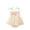 A84 White, variant on Infant Baby Girls Romper With Mesh Sleeveless Letter Embroidered Square Neck Summer Fashion Casual Bodysuits White Size 6-9 Months