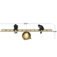 thumbnail image 3 of DecMode 5"W, 8"H Metal Modern Abstract Sculpture, Gold, 1-Piece, 3 of 6