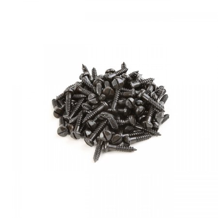 

Renovators Supply Slotted Pyramid Head Screws 3/4 Steel Black Screws Pack of 100 Pieces