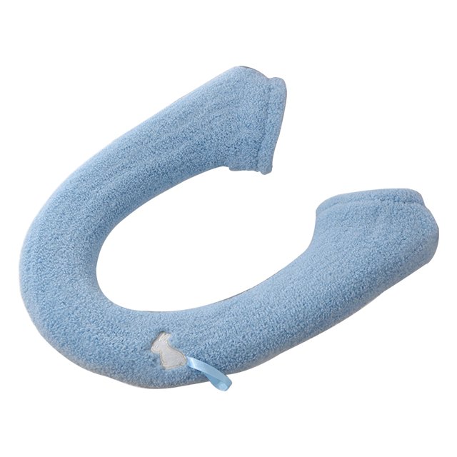 LCXmlly Button Design Toilet Mat Soft Comfortable Button Design Toilet Seat Pad Washable Reusable Toilet Pad for Bathroom