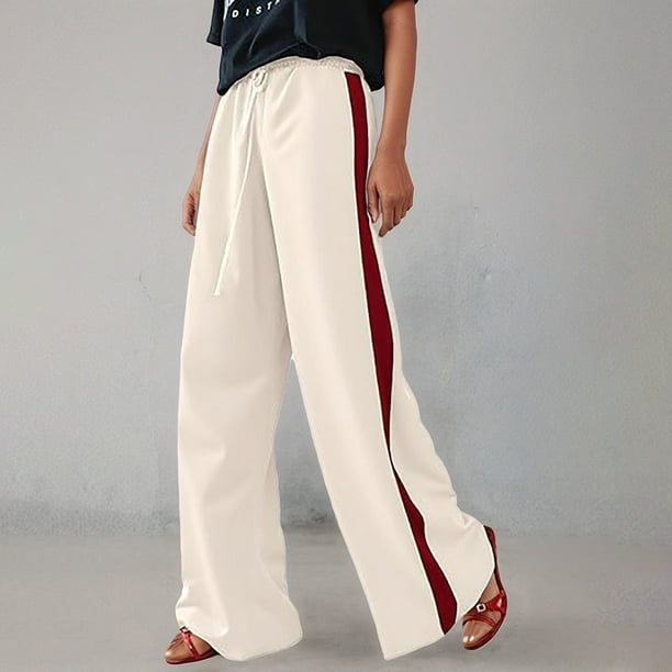WILLBEST Pantalones Casuales de Verano para Mujer, Holgados, con Cordón y Estampado de Leopardo, para Uso Diario. Mediana