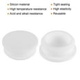 thumbnail image 2 of Uxcell Silicone Snap in Locking Hole Plugs for Kitchen Rubber Bulkheads Waterproof 32.6mm/1.28 Inch  White,Pack of 10, 2 of 7