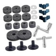 thumbnail image 1 of MERIGLARE 23Pcs Cymbal Replacement Accessories Cymbal Stand Felts for Percussion Parts Gray, 1 of 9